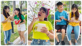 SH - Poor Sister & Good Friend 👧🏻😵‍💫🧑🏻 Su Hao #shorts by with Linh Nhi Funny TikTok