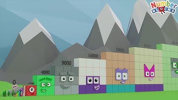 Looking for Numberblocks Mathlink Step Squad ZERO to 10 vs Numberblocks square 1,000 to 100,000 HUGE