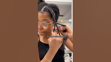 You HAVE to see this! | EASY 3-strand twist tutorial #naturalhair
