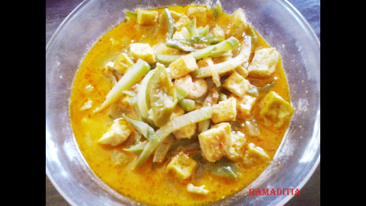 Resep Cara Memasak Lontong Sayur Enak Sambal Goreng Manisa Labu Siam Youtube