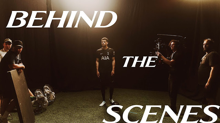 Behind the scenes of the Tottenham Hotspur 2025/26 away kit shoot