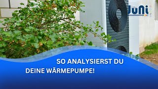 Datenanalyse Laufzeit/ Starts Zustand und Effizienz der Anlage bewerten Vaillant AroTherm Wärmepumpe