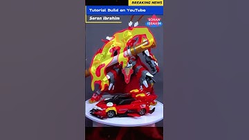 Qman 74021 QQ Speed Drifters ⚡️ #shorts Speed build How to make Robot Lego Transformers Combiner