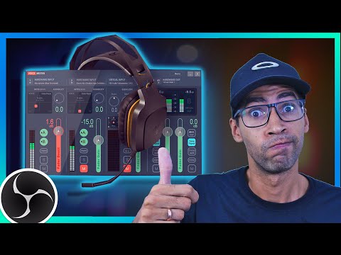TURBINE O SEU MICROFONE NAS GRAVAÇÕES E LIVES SEM GASTAR NADA - OBS STUDIO PASSO A PASSO