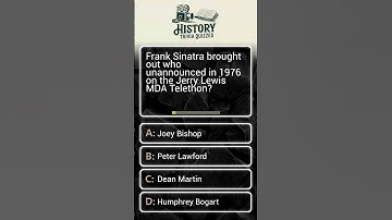 Thumbnail of Frank Sinatra brought out who unannounced in 1976 on the Jerry Lewis MDA Telethon?