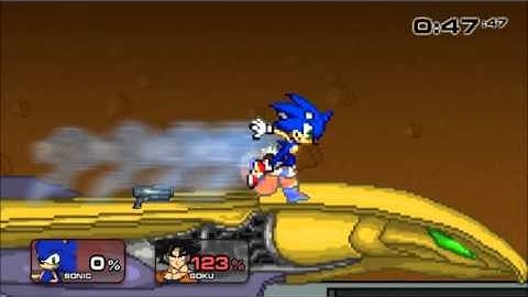Super Smash Flash 2 v0.9: Sonic vs Goku