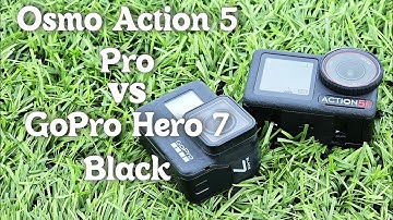 DJI Osmo Action 5 Pro v.s. Gopro Hero 7 Black Comparison