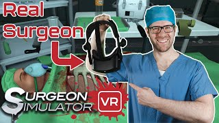 Real Surgeon Performs Heart Transplant Surgery in Surgeon Simulator VR screenshot 5