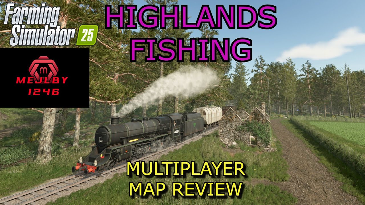 FS25 - HIGHLANDS FISHING - MAP REVIEW - YouTube