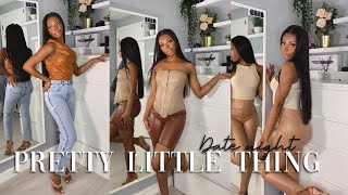 PRETTY LITTLE THING DATE NIGHT HAUL | AFTER LOCKDOWN DATE NIGHT OUTFIT INSPO