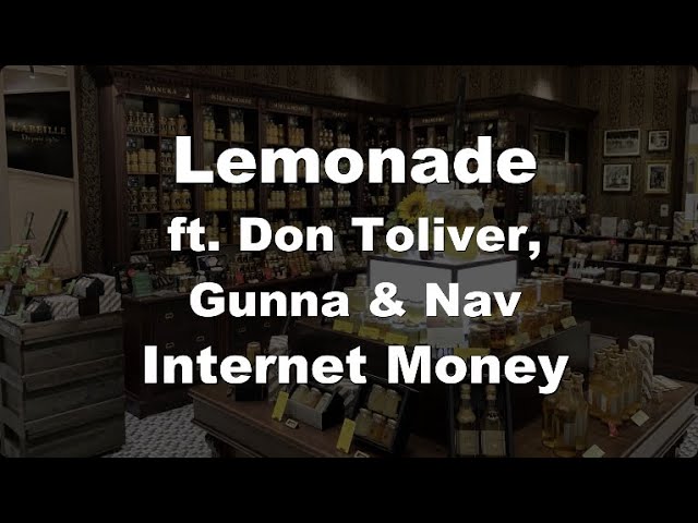 Karaoke♬ Lemonade ft. Don Toliver, Gunna & Nav - Internet Money 【No Guide Melody】 Instrumental