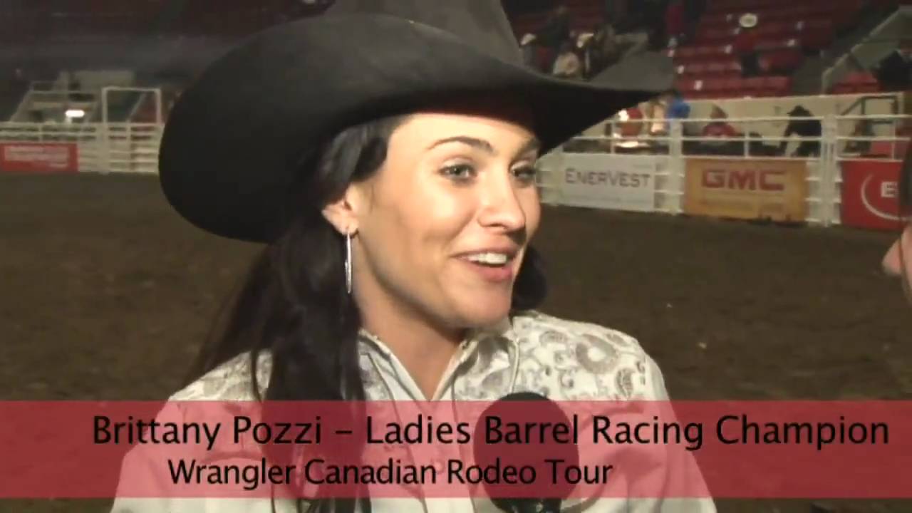 2009 Wrangler Canadian Rodeo Tour Ladies Barrel Racing Champion Brittany Pozzi YouTube