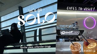 travel vlog 🛫 first solo trip, cafe hopping around Cebu City, airbnb tour