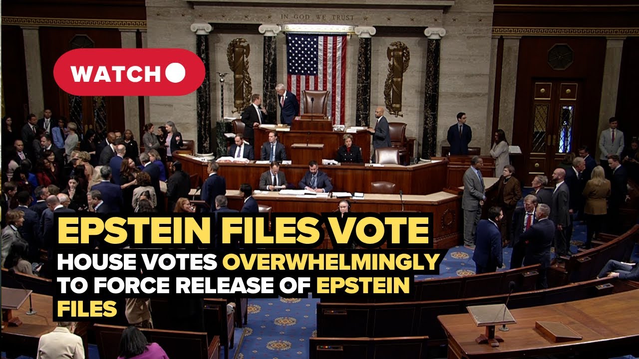 House votes overwhelmingly to force release of Epstein files, sending bill  to Senate