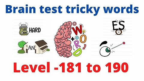 brain test tricky words level 181 182 183 184 185 186 187 188 189 190#braintest#braintesttrickywords