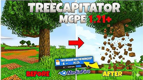 ⚡ Vein Miner & Tree Capitator Addon for Minecraft PE 1.21+ | Quick Mining Mod MCPE