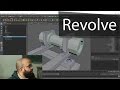 2.6 مايا - آلة شد ذراع المنجنيق الجزء الأول catapult winch modeling - Revolve command