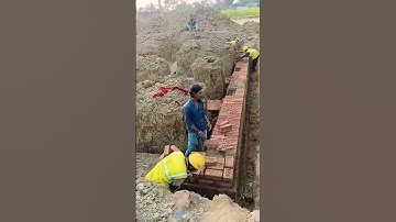 Brick work site inspection 🔥🔥 #engineer #sitework #civilsitevisit #shorts #supervisor