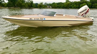 Glastron CVX16, Evinrude ETEC 150ho - Final 2020 lake run in Michigan on Cass Lake