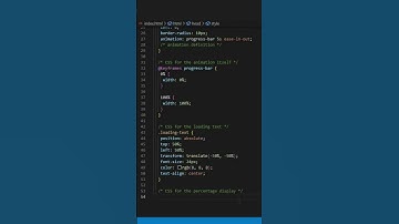 Progress Bar Using HTML