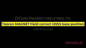 MAGNET Field correct GNSS base position