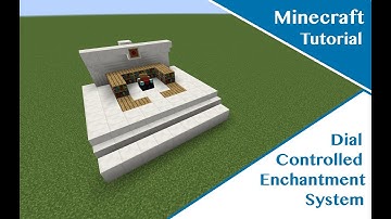 Adjustable Enchanting System With Secret Dial | 1.8-1.13 (Minecraft Tutorial)