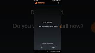 Micromax canvas infinity update screenshot 1