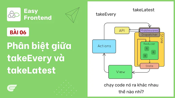 Redux Saga: 06 - Phân biệt takeEvery và takeLatest 😊