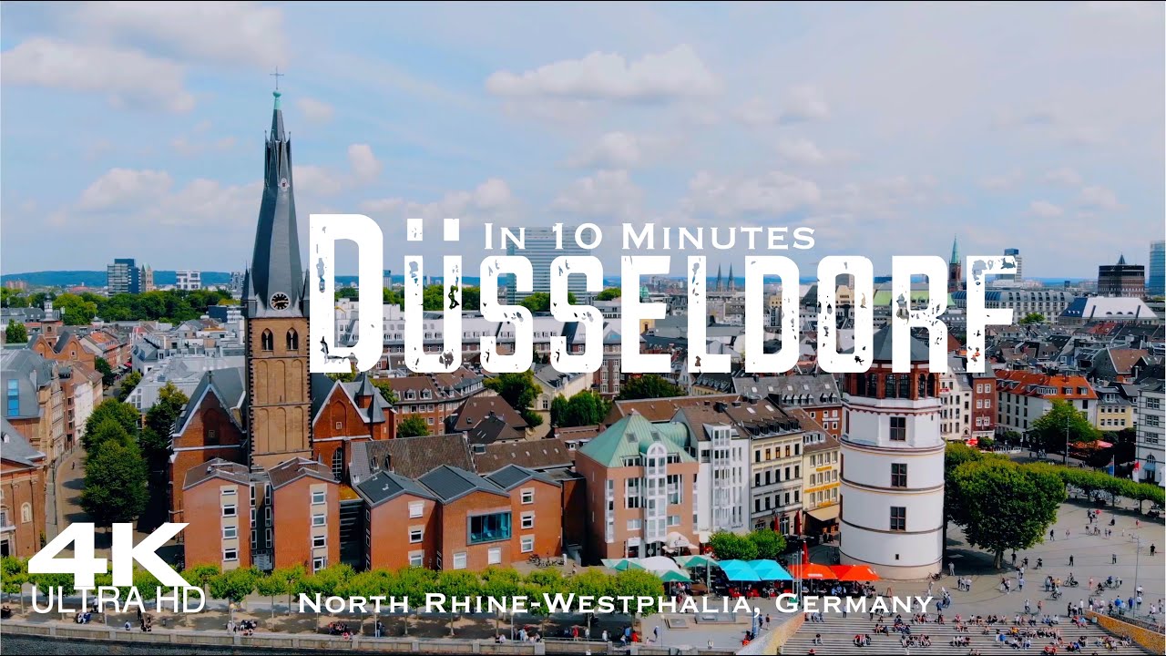 Düsseldorf 🇩🇪 Drone Aerial 4K | Drohne Nordrhein-Westfalen Germany Deutschland