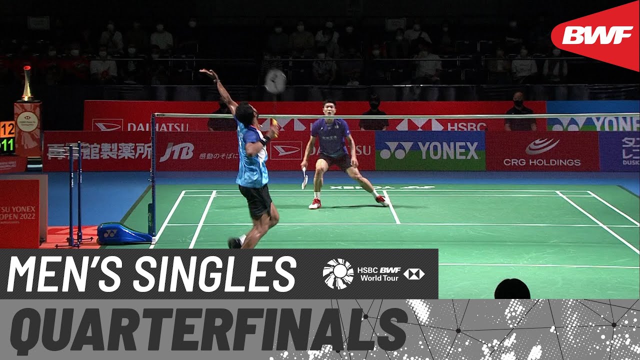 DAIHATSU YONEX Japan Open 2022 | Chou Tien Chen (TPE) [4] vs. H.S. Prannoy (IND) | QF