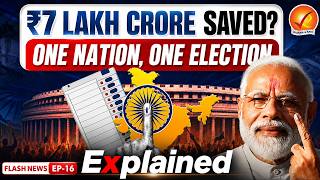 One Nation One Election EXPLAINED | JPC Report, ₹7 Lakh Crore Savings | UPSC 2026