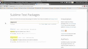 Sublime Text 2 For PHP Development: Alignment Plugin