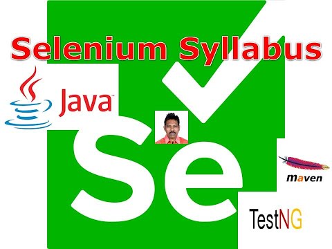 Selenium Tutorial for Beginners - 1. Selenium Syllabus.