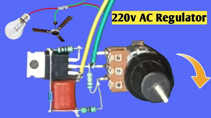 Top3 DIY 220v AC regulator circuit diagram| AC voltage adjustable controller| Speed Motor Controller