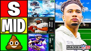 Ranking The BEST QUARTERBACKS In Madden 25 Ultimate Team
