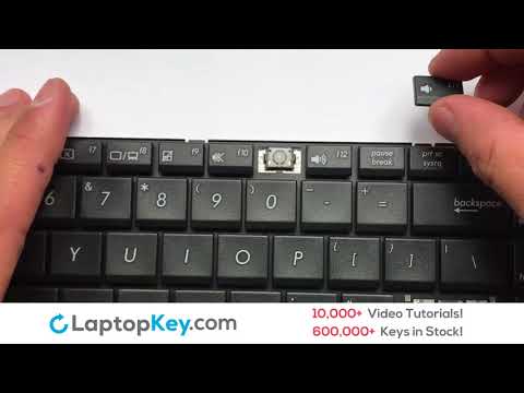 Replace Keyboard Key Asus X Series X53  Fix Laptop Installation Repair K55 N61 R503