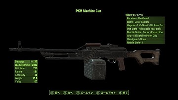 PKM - Machine Gun【Fallout4 MOD】