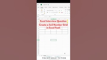 How to Use Excel’s SEQUENCE Function to Create a Number Grid in Seconds! #excel #exceltricks
