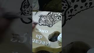 COMO DESENHAR UMA ONÇA PINTADA COM A TUPIA LAMINADA