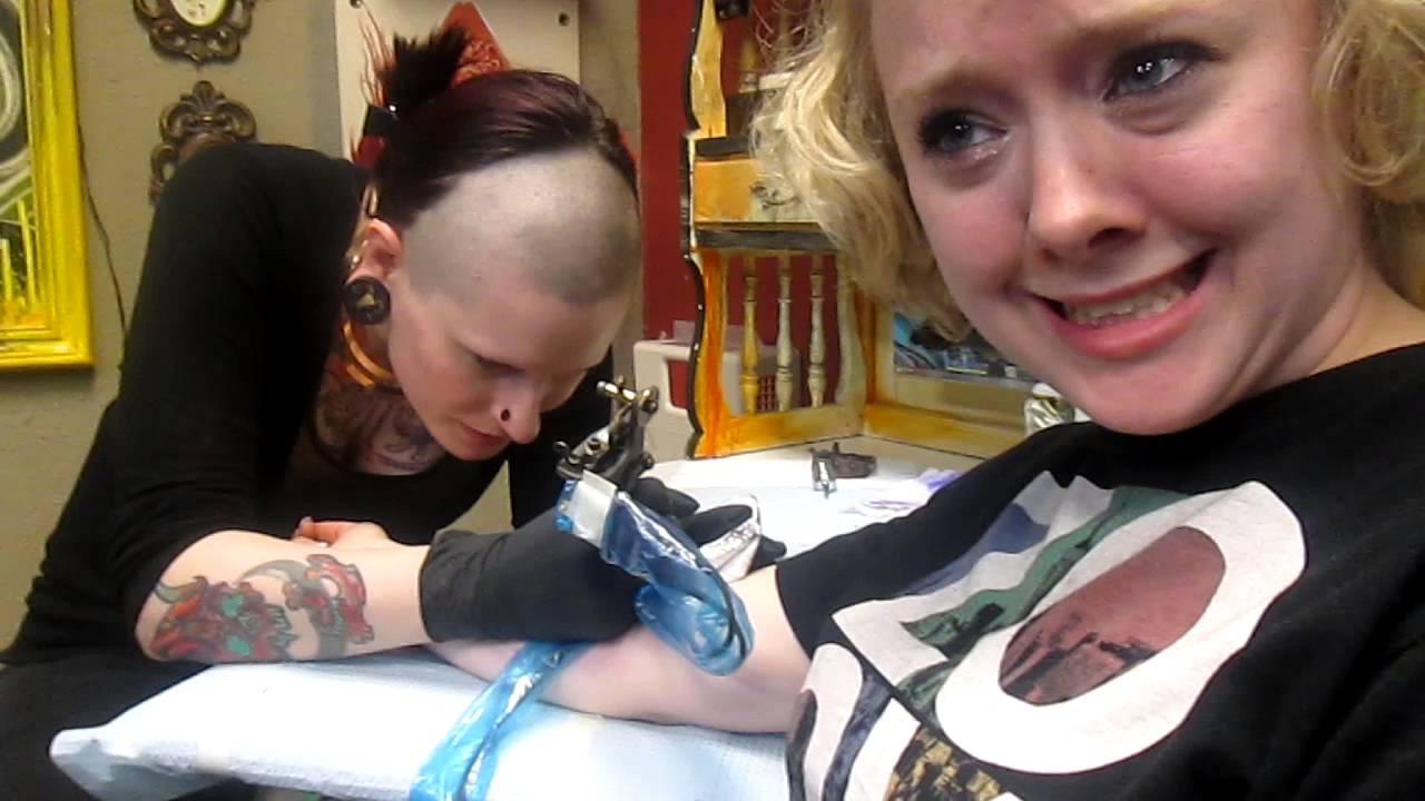 Getting my first tattoo - YouTube