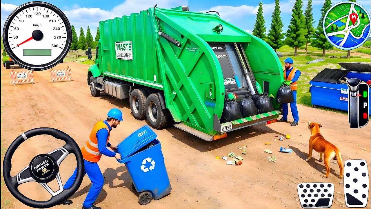 Out of Control Garbage Truck - City Crash Emergency Chaos 🚛💥 (Android Gameplay)