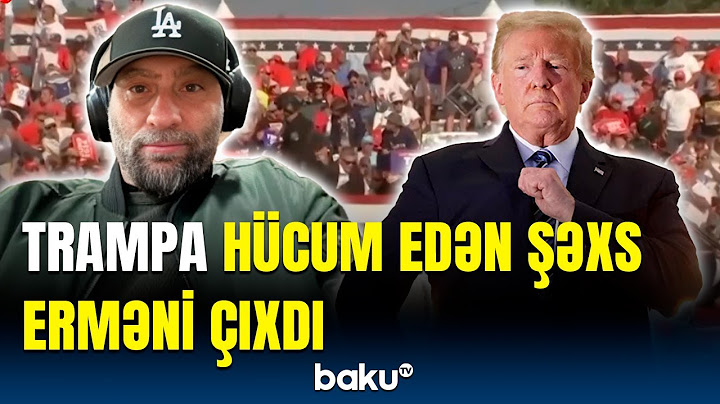 Trampa qarşı sui-qəsd cəhdi edən erməni görün necə sərbəst buraxılıb