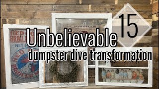 Dumpster Diving | Windows l Frames | Ideas | Repurposing Trash to Treasure | DIY | Home Decor