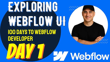 Learning Webflow UI - Day 1 of My 100-Day Developer Journey