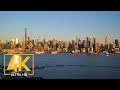 Stunning new york city skyline night and day views  4k urban relax 6 hours