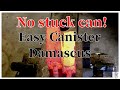 Forging Canister Damascus with the best can removal ever!