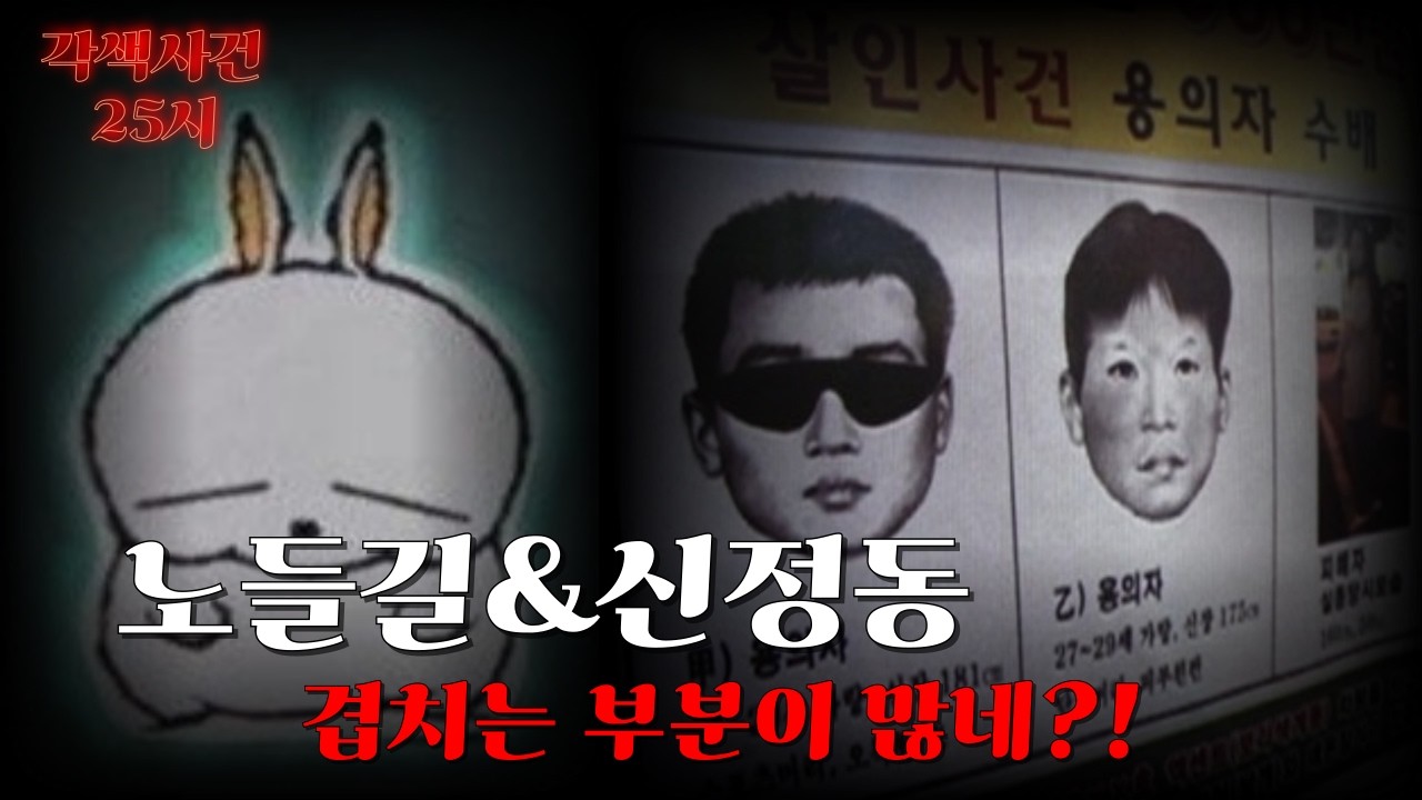 [국내 미제 사건]-노들길 사건 재구성: 신정동 3차와 겹치는 지점들
