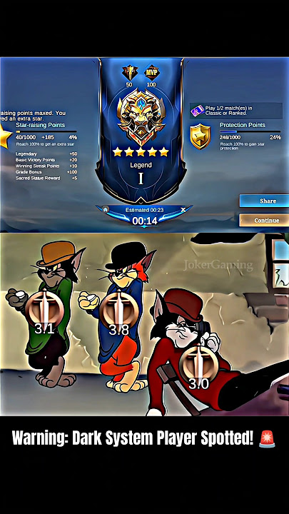 DARK SYSTEM DETECTED… Run. 😈 (Game Over)#mlbb #mobilelegends #foryou #mlbbcreatorcamp