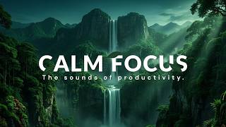 RELAXING WATERFALL SOUNDS &amp; MUSIC – CALM NATURE BACKGROUND FOR WORK, STUDY &amp; PRODUCTIVITY