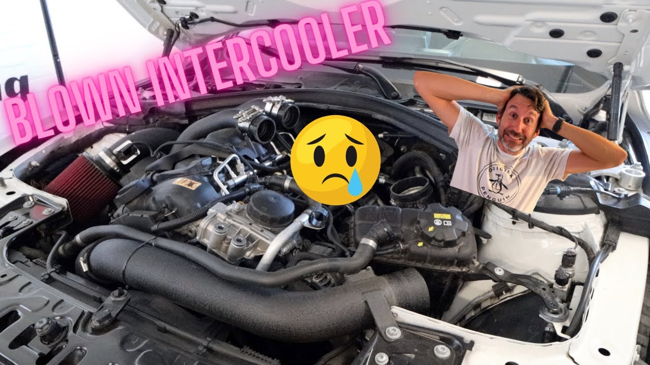 BMW F80 M3 blown intercooler YouTube